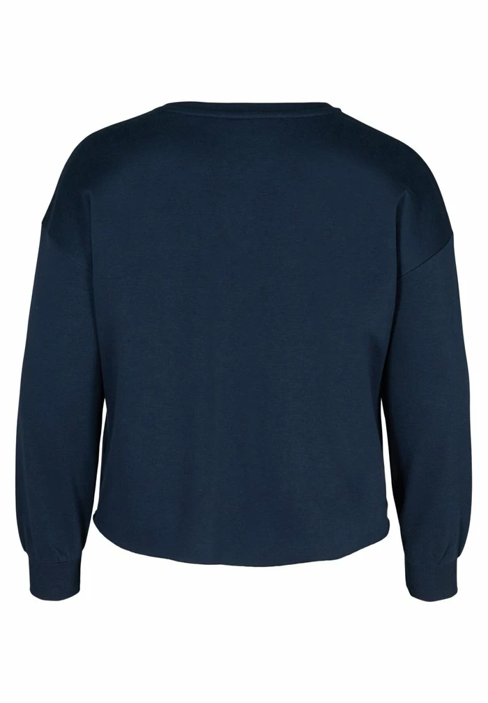 Zizzi MIT RUNDHALS - Sweatshirt - Navy Blazer 6 Zizzi MIT RUNDHALS - Sweatshirt - Navy Blazer – Image 6