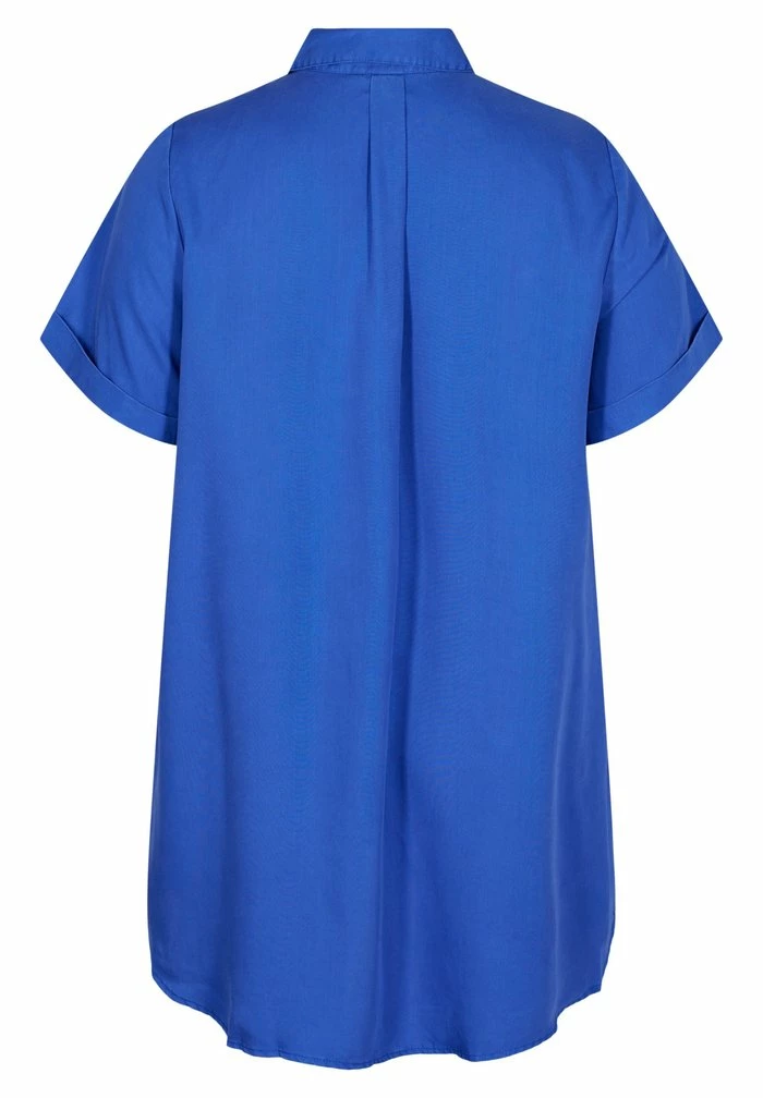Zizzi MIT KRAGEN - Tunique - Dazzling Blue 2 Zizzi MIT KRAGEN - Tunique - Dazzling Blue – Image 2