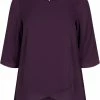 Zizzi Blouse - Plum Perfect -France Zizzi Soldes 2022 714f6fc4d6ba481e94999976a1be4002