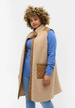 Zizzi Veste Sans Manches - Sand