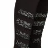 Zizzi LACE DETAILS - Legging - Black -France Zizzi Soldes 2022 7287b872bd77427cb29e8850a09dbdd3