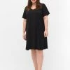 Zizzi Robe De Jour - Black -France Zizzi Soldes 2022 72f4a96c912544cf93670b35e95e33d5