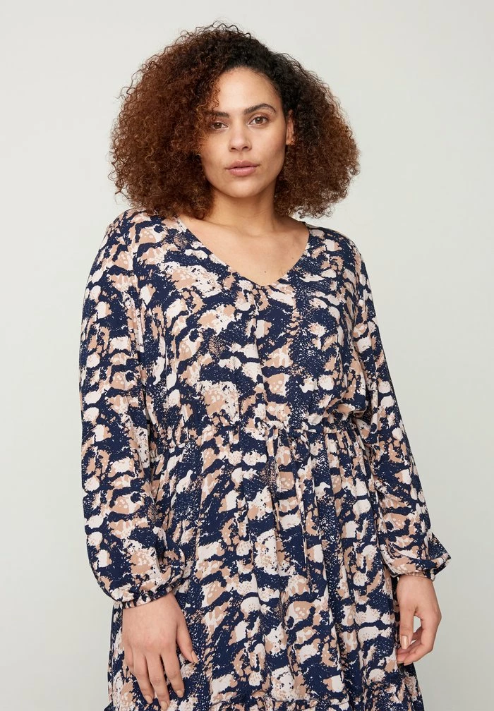 Zizzi Robe Pull - Blue 3 Zizzi Robe Pull - Blue – Image 3