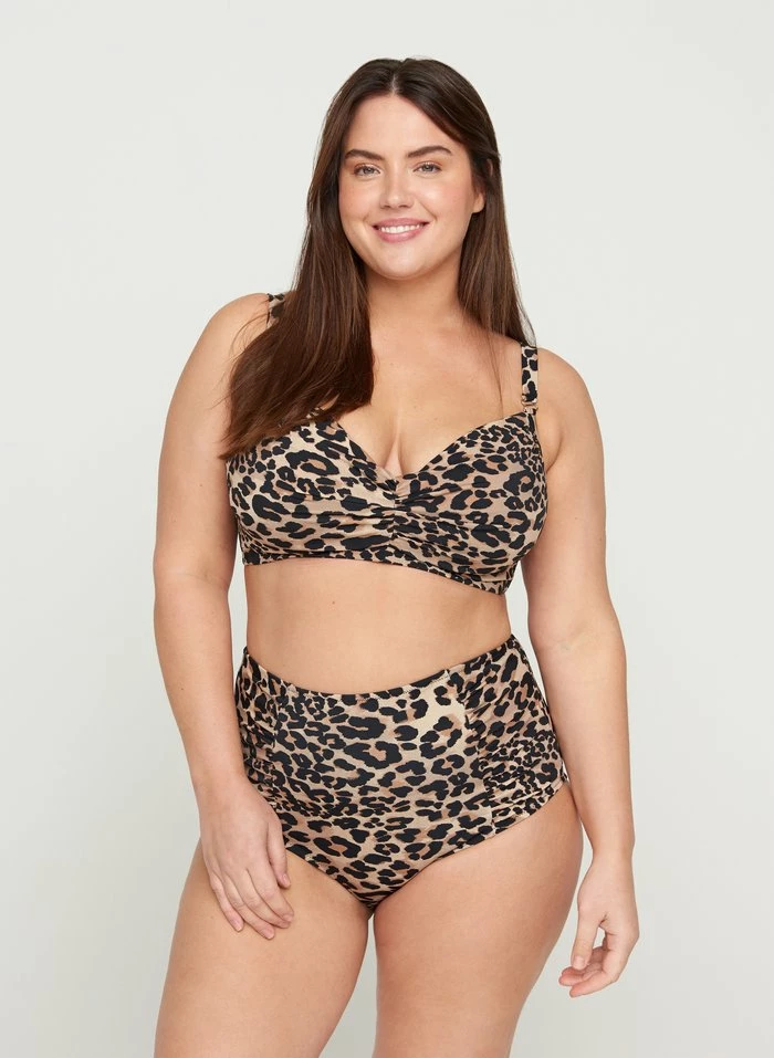 Zizzi Haut De Bikini - Brown 2 Zizzi Haut De Bikini - Brown – Image 2
