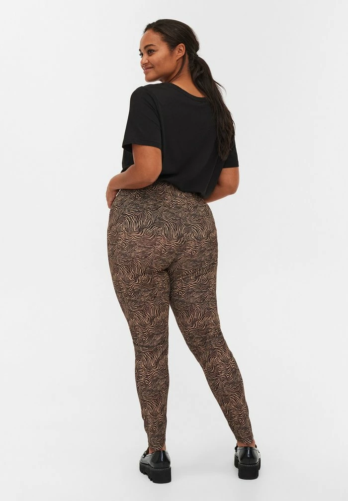 Zizzi Legging - Zebra Aop 2 Zizzi Legging - Zebra Aop – Image 2