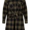 Zizzi WITH TIE DETAIL - Robe Chemise - Ivy Green Check -France Zizzi Soldes 2022 74007784c4424efe9e301e70f931af18