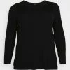 Zizzi MLILY - T-shirt à Manches Longues - Black -France Zizzi Soldes 2022 741de13daadc44c185d1b83bf4379e36