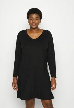 Zizzi Robe En Jersey - Black