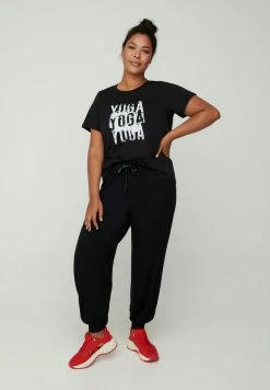 Zizzi Pantalon De Survêtement - Black