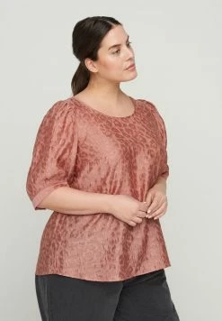 Zizzi TONE-IN-TONE MUSTER - Blouse - Pink