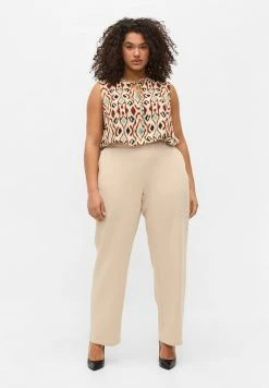 Zizzi WITH TIE STRING DETAIL - Débardeur - Angora Aop