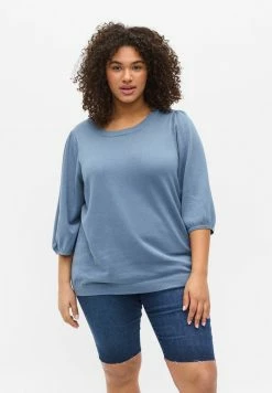 Zizzi Pullover - Blue Shadow Mel