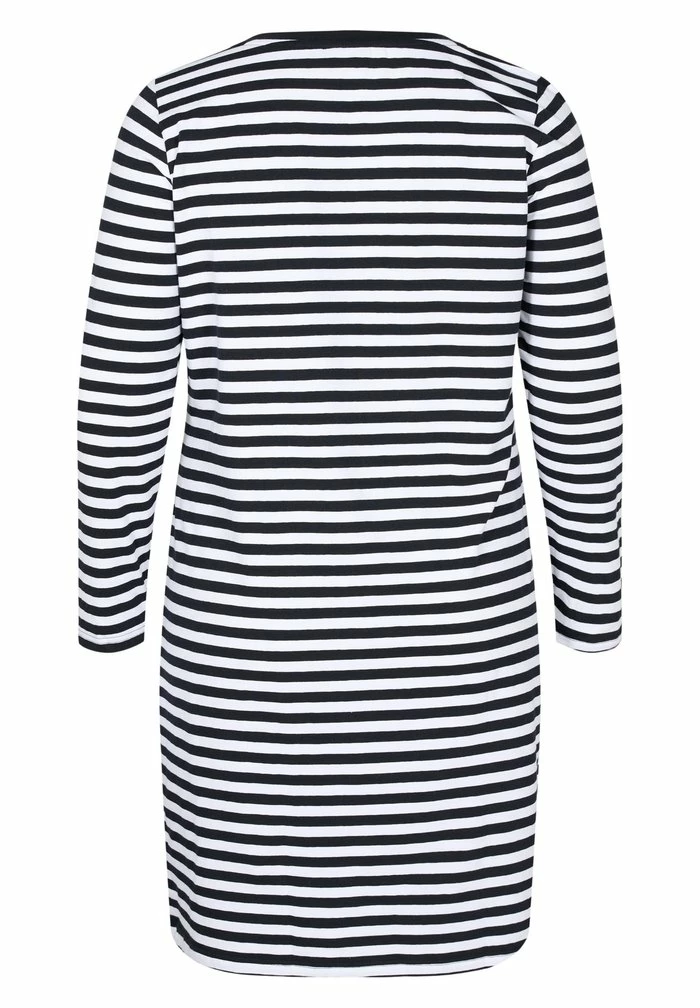 Zizzi MIT 3/4-ÄRMELN - Robe En Jersey - Black 6 Zizzi MIT 3/4-ÄRMELN - Robe En Jersey - Black – Image 6