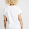 Zizzi MKATJA - T-shirt Basique - White -France Zizzi Soldes 2022 766a10106e894943b470cb3ae2c5c9ec