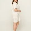 Zizzi WITH BRODERIE ANGLAISE - Robe De Jour - Off-white -France Zizzi Soldes 2022 773f6cf243714295bbbf4437dafb1dc7