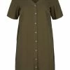 Zizzi KURZARM - Robe De Jour - Ivy Green -France Zizzi Soldes 2022 79089316023949459fd09f5dd7664ec8