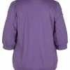 Zizzi BALLONÄRMELN UND PERLEN - Blouse - Purple -France Zizzi Soldes 2022 793006e290034f7a9ad75ca01dd0260b