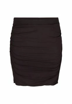 Zizzi CLOSE-FITTING - Minijupe - Black