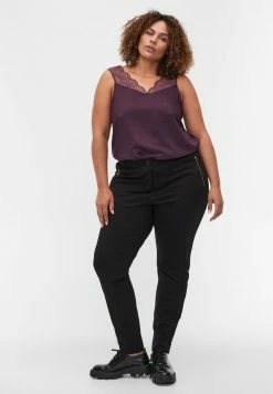 Zizzi Pantalon Classique - Black