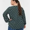 Zizzi MIT V-AUSSCHNITT UND 3/4-ÄRMELN - Tunique - Scarab W. White Dots -France Zizzi Soldes 2022 7aed7c468d3e462e8084916255005bde