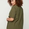 Zizzi Blouse - Ivy Green -France Zizzi Soldes 2022 7c7eba3d29524b2b95cc6bbce27a0ead