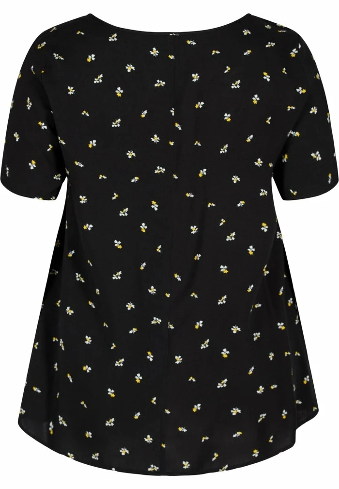 Zizzi KORTE ÆRMER - T-shirt Imprimé - Black Aop 6 Zizzi KORTE ÆRMER - T-shirt Imprimé - Black Aop – Image 6