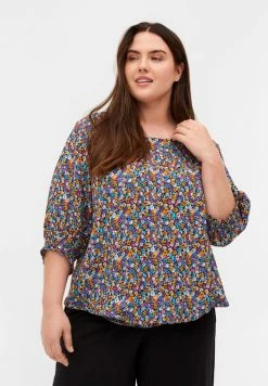 Zizzi Blouse - Ditsy Aop