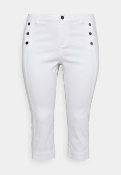Zizzi JABBI KNICKERS - Pantalon Classique - White