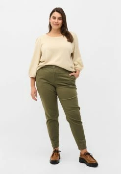 Zizzi JDARLA - Pantalon Classique - Army