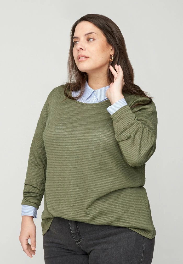 Zizzi Blouse - Green 1 Zizzi Blouse - Green