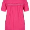Zizzi SHORT SLEEVED - Blouse - Beetroot -France Zizzi Soldes 2022 7faf288541bd4b1b9a83a95463fd5307