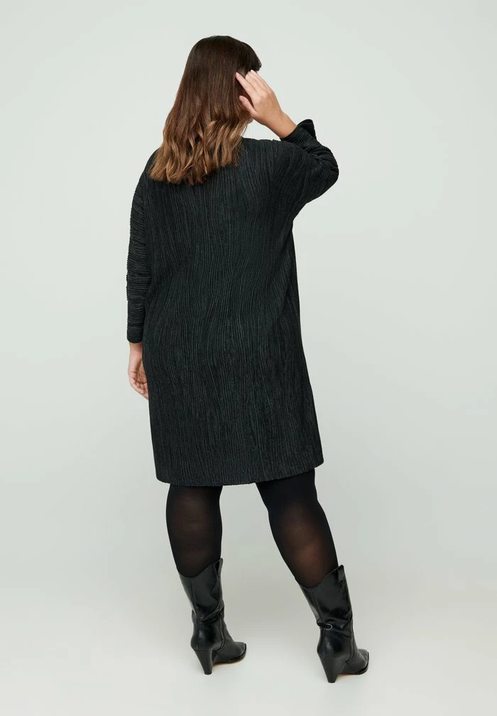 Zizzi Robe Pull - Dark Grey 3 Zizzi Robe Pull - Dark Grey – Image 3