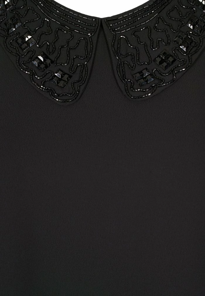 Zizzi BEADED WITH COLLAR - Débardeur - Black 6 Zizzi BEADED WITH COLLAR - Débardeur - Black – Image 6