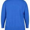 Zizzi LANGARM MIT SCHLITZ - Pullover - Dazzling Blue Mel -France Zizzi Soldes 2022 8138f1a796634567b62b78c1e9698326
