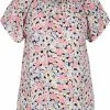 Zizzi Blouse - Dusty Flower Mix -France Zizzi Soldes 2022 8144caa95e194e258443d7ea0fa0e1db
