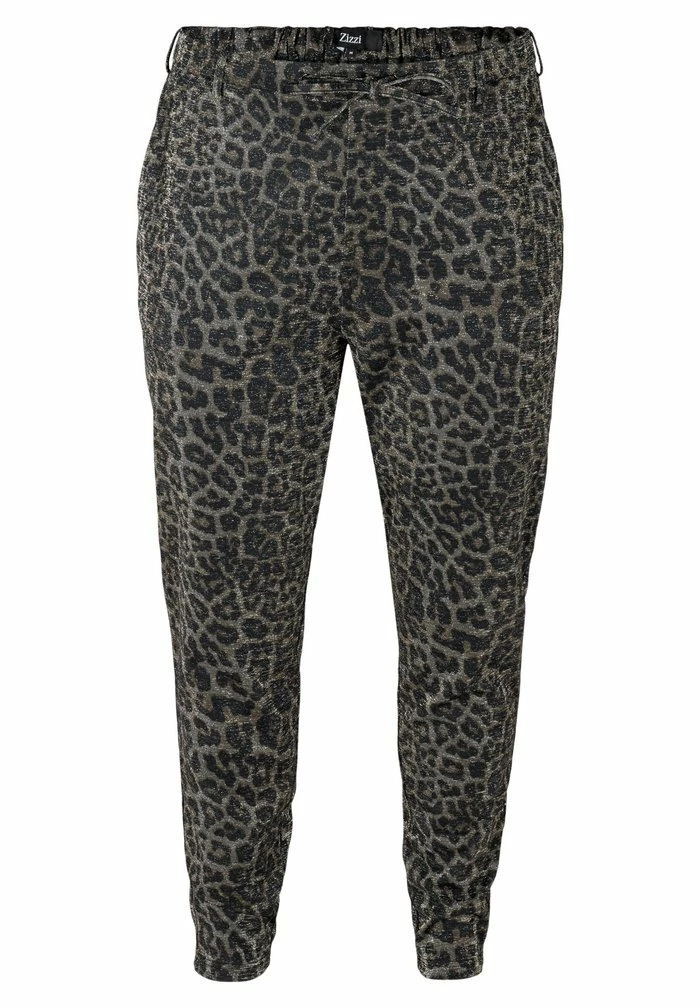 Zizzi MIT GLITZER UND LEOPARDENPRINT - Chino - Lurex Leo 3 Zizzi MIT GLITZER UND LEOPARDENPRINT - Chino - Lurex Leo – Image 3