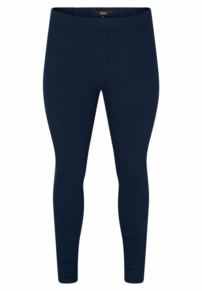Zizzi MIT PRINT - Legging - Dark Sapphire 1 Zizzi MIT PRINT - Legging - Dark Sapphire