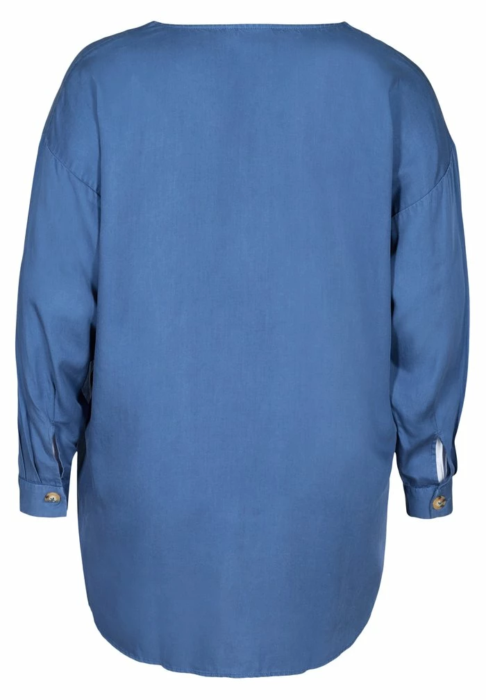 Zizzi Blouse - Blue 3 Zizzi Blouse - Blue – Image 3