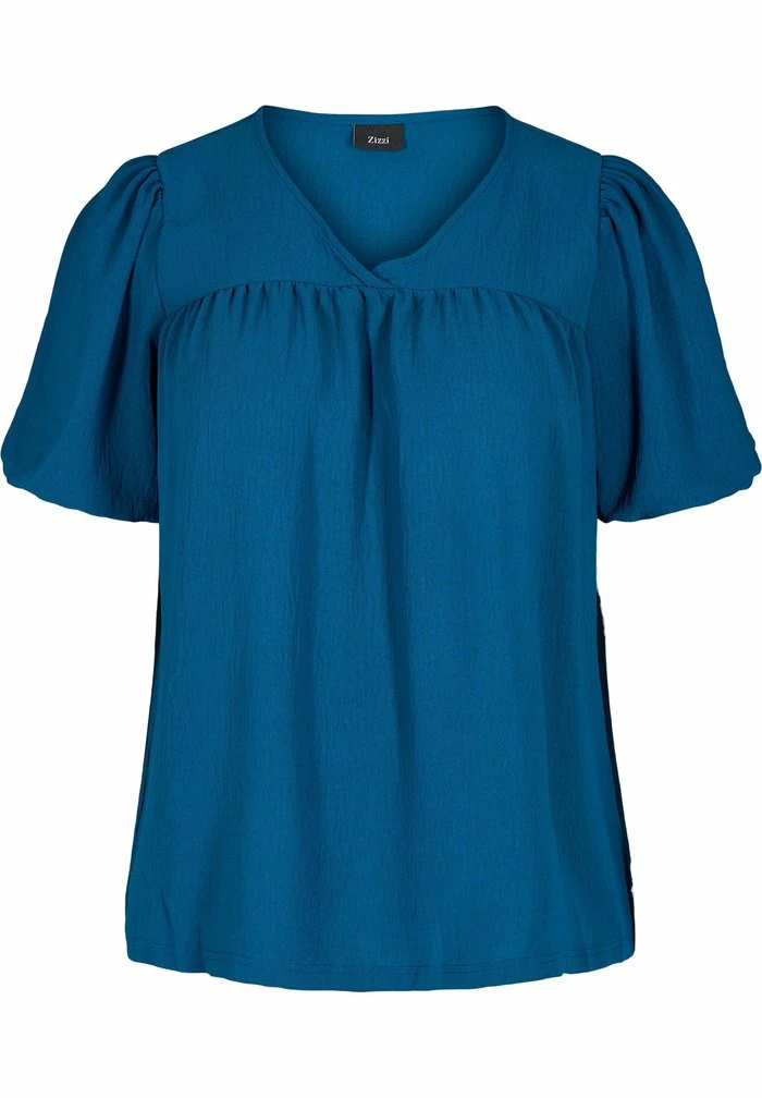 Zizzi Blouse - Blue 2 Zizzi Blouse - Blue – Image 2