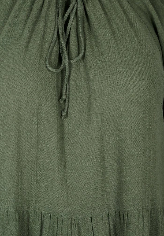 Zizzi Robe De Jour - Thyme 3 Zizzi Robe De Jour - Thyme – Image 3