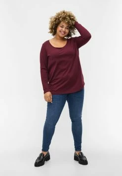 Zizzi 2-PACK BASIC - T-shirt à Manches Longues - Deep Teal