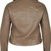 Zizzi MMERLE JACKET - Veste En Similicuir - Brown -France Zizzi Soldes 2022 84c1bcf52fd541e7a6d3925518b81384