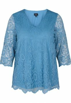 Zizzi MIT 3/4-ÄRMELN - Blouse - Captains Blue