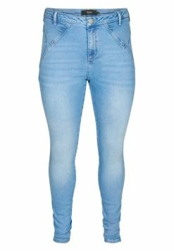 Zizzi MIT MARKANTEN NÄHTEN - Jeans Skinny - Light Blue