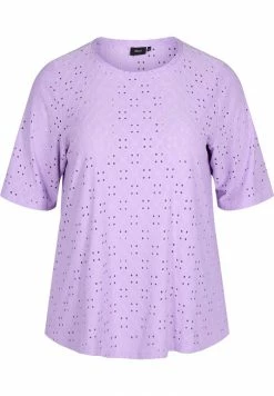 Zizzi 2/4 ARMELN - T-shirt Imprimé - Lavendula