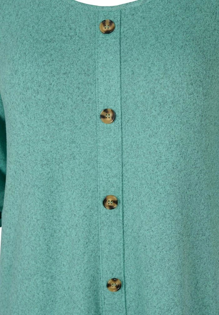 Zizzi Blouse - Dusty Jade Green M. 3 Zizzi Blouse - Dusty Jade Green M. – Image 3