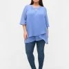 Zizzi Blouse - Blue 7 Zizzi Blouse - Blue -France Zizzi Soldes 2022 86110f4c36294f61b5784b9214691531