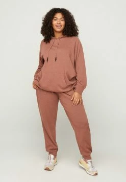 Zizzi MIT - Pantalon De Survêtement - Brown
