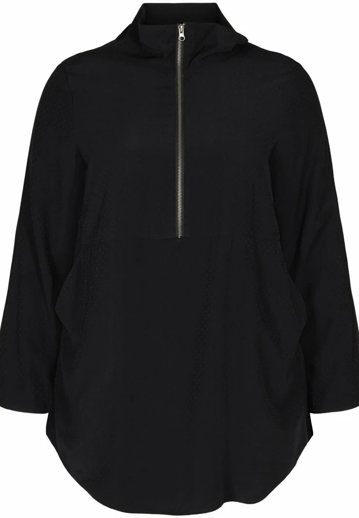 Zizzi MIT REISSVERSCHLUSS - Tunique - Black 4 Zizzi MIT REISSVERSCHLUSS - Tunique - Black – Image 4