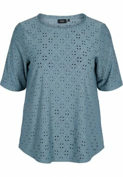 Zizzi 2/4 ARMELN - T-shirt Imprimé - Goblin Blue